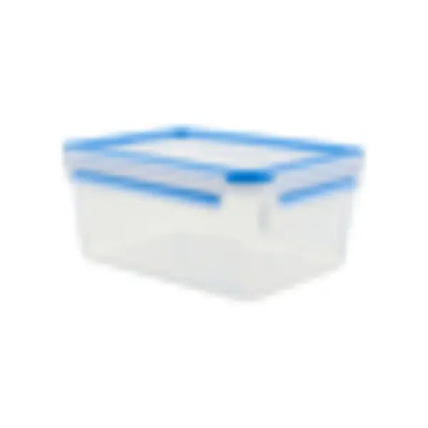 Emsa Clip & Close Rechteckige Box 2,2 L Blau, Transparent 1 Stk. thumbnail