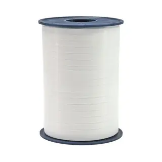 Ballonnenkoning Only Wit Lint - 500 Meter - 5 Mm