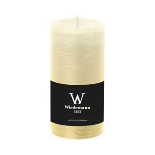 Wiedemann Cilinderkaars/stompkaars - Rustieke Kaars - Creme Wit - 6 X 12 Cm - 42 Branduren