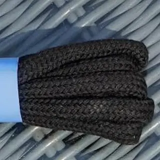 Gala Dikke Ronde Werkschoen Veters - Zwart, 180cm