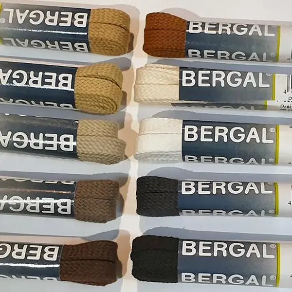 Bergal 1 Paar Schnürsenkel Flach (120 Cm, Rot) thumbnail