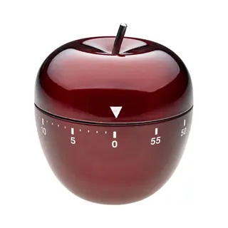 Tfa-Dostmann Apple Mechanischer Küchentimer Rot