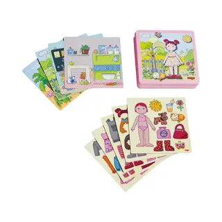 Haba Magnetic game box Dress-up Doll Lilli