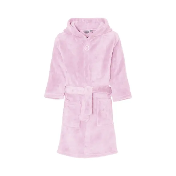 Playshoes Unisex Kinder Fleece-Bademantel Morgenmantel, Rosa, 134/140 thumbnail