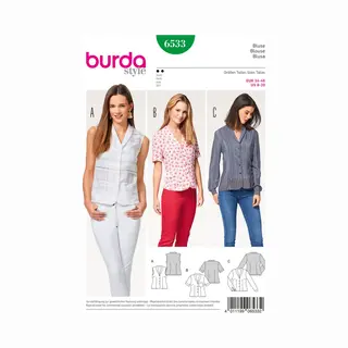 burdastyle Burda Style Sewing Pattern B6533 Misses' Blouse