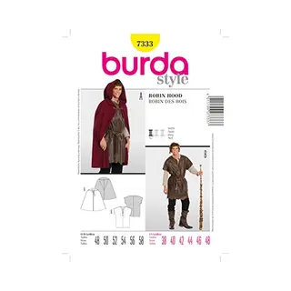 burdastyle Burda Style Sewing Pattern B7333 Men's Robin Hood Costume