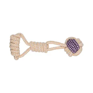 Trixie Junior Knoten-Ball Am Tau - Ca. 23 Cm Lang, Ø 6 Cm