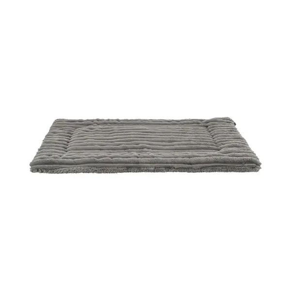 Trixie Liegematte Lonni Rib Samt Grau (Hond, Kat), Hondenbed + Kattenbed thumbnail