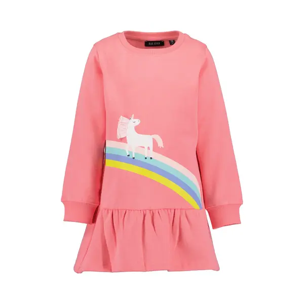 Blue Seven Jurkje Blue Seven Eenhoorn Roze Kids & Kind Meisjes Roze - Maat, 128 thumbnail