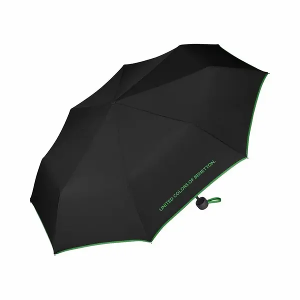 United Colors Of Benetton Regenschirm Super Mini - Faltbar - Ø 95 Cm - Schwarz thumbnail