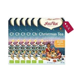 Yogi Tea Christmas Tea - Biologische Kruidenthee Met Kaneel, Sinaasappel En Vanille Voor Een Warme Kerstsfeer - Tray Van 6 Stuks