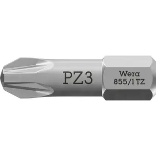 Wera Pozidriv Torsion Bit, L25 Mm, 1/4" Antrieb, Für Metall
