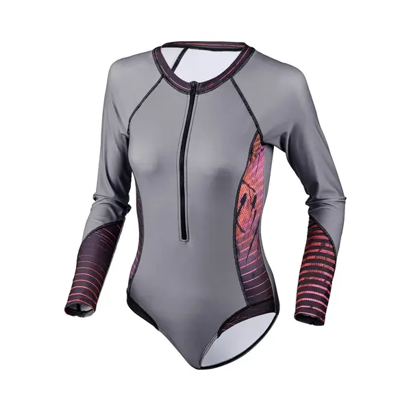 Beco Badsuit Beactive Dames Polyamide/elastaan Grijs Maat 44 thumbnail