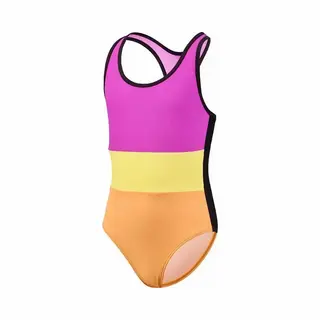 Beco Zwempak Pop Colour Meisjes - Polyamide - Roze/oranje - Maat 128