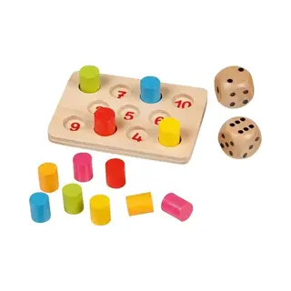 Goki Hout Shut The Box Mini Spel