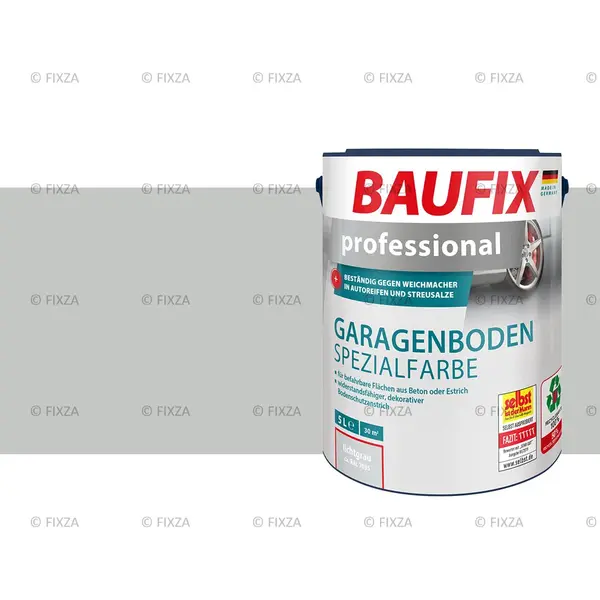 Baufix Professional Garagenboden Spezialfarbe Lichtgrau 5L thumbnail