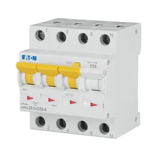 Eaton, Fi Stroomonderbreker, Fi/Ls Combinatie, 25 A, 300 Ma, Ls- 120682
