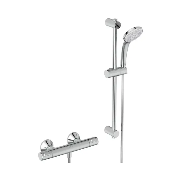 Ideal Standard - Is Brausethermostat Ap Ceratherm T25 Ausld.80mm Brausestange 600mm Chrom thumbnail