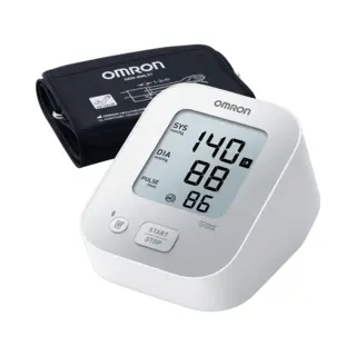 Omron Oberarm-Blutdruckmessgerät X2+ Connect, Universalmanschette (22-42 Cm), Mit Kostenloser App, Erkennt Unregelmäßige Herzschläge, Präzise,