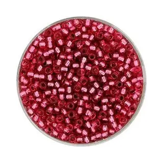 Pracht Creatives Hobby 9300-4 Rocailles Oudroze Zilveren Kern 2.6mm