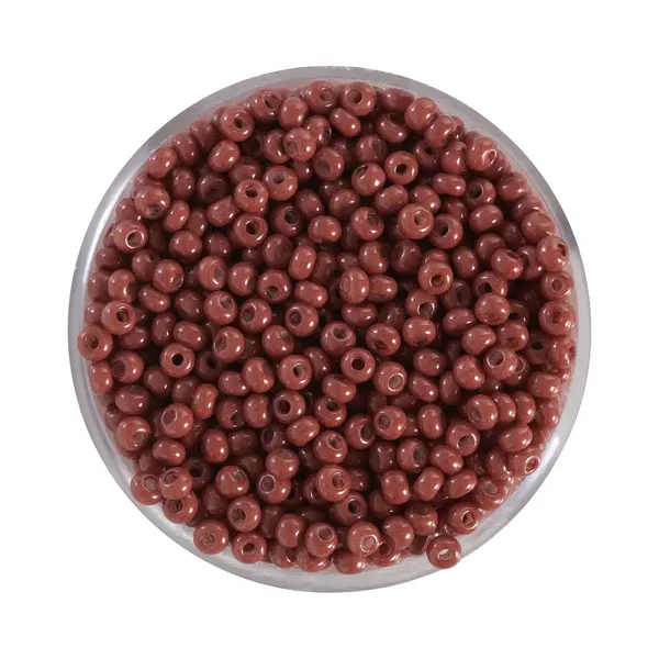 Pracht Rocailles, Satte Farben, 2, 6mm - Mittelbraun thumbnail