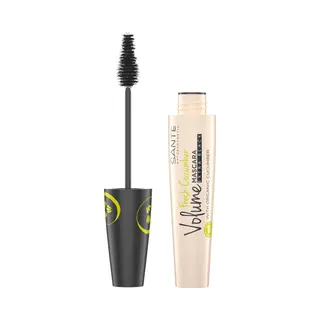Sante Naturkosmetik Mascara, Schwarze Wimperntusche Für Volle Wimpern, Vegane Formel Mit Bio-Gurkenextrakt, Fresh Cucumber Volume Mascara, 1 X 12 Ml