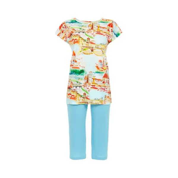 Ringella Pyjama Florence - Blauw - Maat - 50 thumbnail