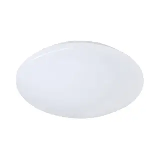 Reality Leuchten Led Deckenleuchte Putz, Led Fest Integriert, Warmweiß, Led Deckenlampe Badezimmer, Ip 44, 1160 Lumen, Warmweiß, Durchm 27cm