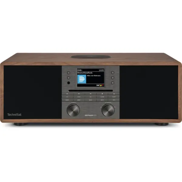 TechniSat Digitradio 650 Internet Digitaal Antraciet, Walnoot thumbnail
