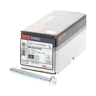 Heco Multi-monti-plus Ss 12, 0 X 120 Sechskantkopf Mit Scheibe A2k 25 Stk