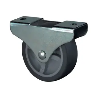 Bs Rollen Bs Wielen Rubber Zwenkwiel Ø 30 Mm 35 Kg - E51.030