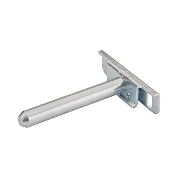 Hettich Mb-Regalbodenträger Mit Tragbolzen Sw 10 Mm Titan 2 63598, L 90mm Sta Verzinkt thumbnail