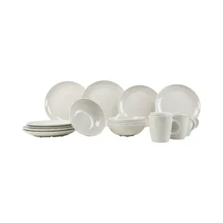 Gimex Solid Line - Servies - 16-Delig - Granite Beige (16 Stuks)