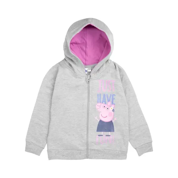 Peppa Pig Vest - Just Have Fun - Grijs - Maat 110/116 thumbnail