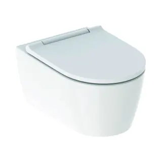 Geberit One Pack Wandcloset - Diepspoel - Turboflush - 37x54cm - Closetzitting - Designafdekking Wit - KeraTect - Wit Glans