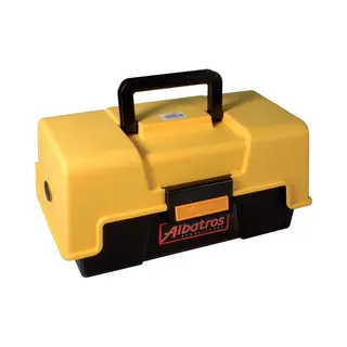 Albatros Viskoffer - Met 2 Laden - 31 X 16 X 15 Cm - Geel