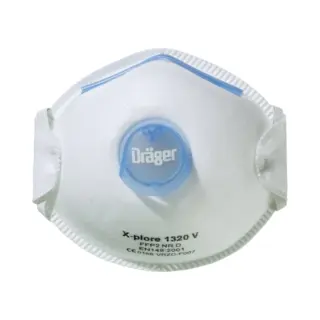 Dräger X-plore 1320 V FFP2 Nr D With CoolMAX Exhalation Valve Half Mask – Particle Filtering 10-Piece Box