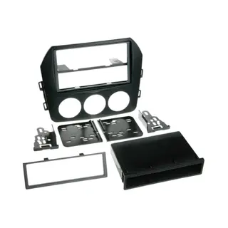 Acv 2-Din Paneel Geschikt Voor Mazda Mx 5 2009-2015 - Kleur, Zwart