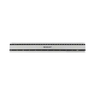 Westcott Aluminium-Lineal 50 Cm Grau
