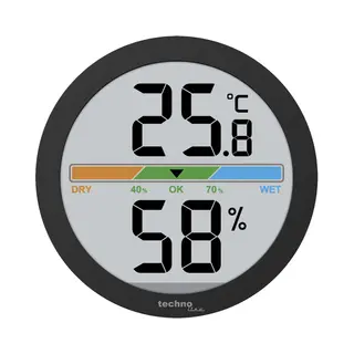 Technoline Ws 9418 Hygrometer/Psychrometer Drinnen Elektronisches Hygrometer Schwarz