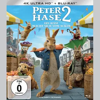 Plaion Peter Hase 2 - Ein Hase macht sich vom Acker (4K-Uhd+Blu-ray)