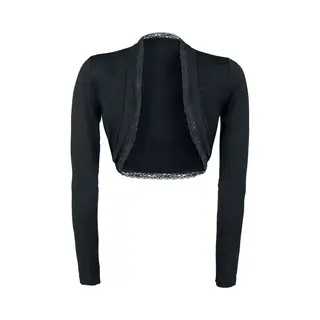 Gothicana By Emp Can I Play With Madness Bolero Schwarz In Xl