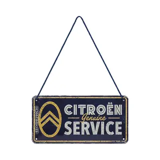 Nostalgic-Art Citroen-Service-Gift Idea For Car Fans, Metal, Vintage Design, Tin Signs Sayings, 10 X 20 Cm