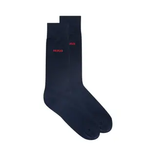 Hugo Herren Socken Blau Baumwolle & Mix Unifarben