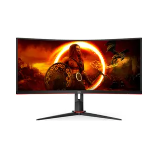 Aoc G2 CU34G2XP Computerbildschirm 86,4 cm (34") 3440 x 1440 Pixel UltraWide Quad Hd Led Schwarz, Rot