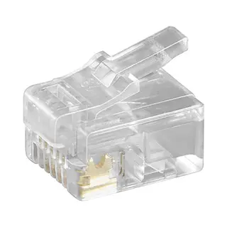 Goobay 50251 Drahtverbinder Rj-12 Transparent