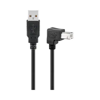 Goobay 68733 Usb Kabel Usb 2.0 3 m Usb A Usb B Schwarz