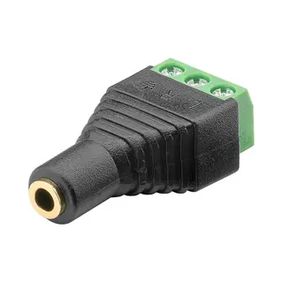 Goobay 76746 Kabeladapter 3.5 mm 3-pin Schwarz