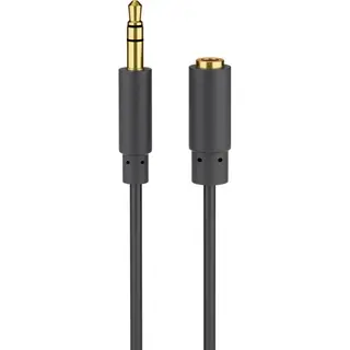 Goobay 97111 audio kabel 0,5 m 3.5mm Zwart