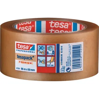 Fp - Tesa Pvc 04124-00342-00 Packband Tesapack® 4124 Transparent (l X B) 66 M X 50 Mm 1 St.